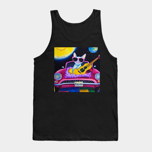 Karma is a cat Midnights Tank Top by DadOfMo Designs